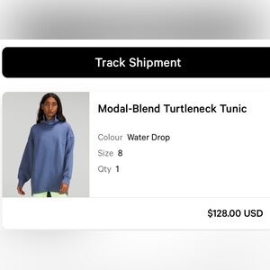 Lululemon turtle neck tunic
